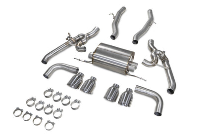 Scorpion half system udstødning til BMW X3M med ventiler, Daytona, sbm09_kit_top