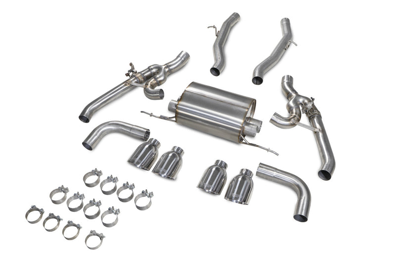 Scorpion half system udstødning til BMW X3M med ventiler, Daytona, sbm09_kit_top