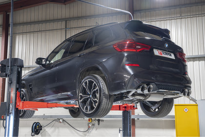 Scorpion half system udstødning til BMW X3M med ventiler, Daytona, sbm09_side