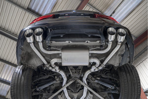 Scorpion half system udstødning til BMW X3M med ventiler, Daytona, sbm09_under