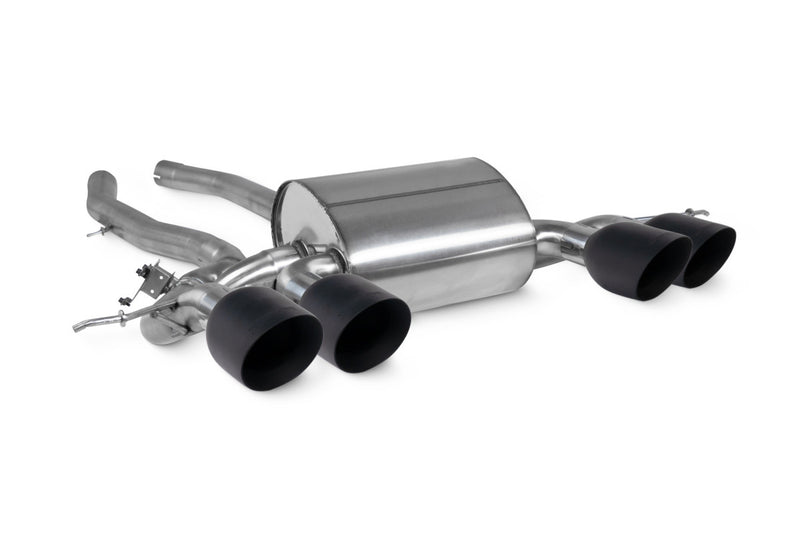 Scorpion half system udstødning til BMW M3 G81 Touring, Daytona Ceramic, set skråt bagfra