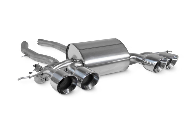 Scorpion half system udstødning til BMW M3 G81 Touring, Daytona, set skråt bagfra
