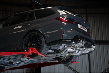 Scorpion half system udstødning til BMW M3 G81 Touring, Daytona, set fra siden