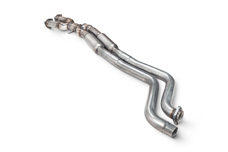 Scorpion mellemrør til BMW E46, set fra siden