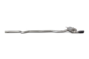 Scorpion cat-back udstødning til BMW M140I – ikke-resoneret, Daytona Ceramic, set fra siden
