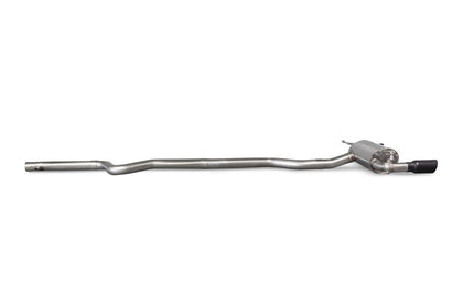 Scorpion cat-back udstødning til BMW M140I – ikke-resoneret, Daytona Ceramic, set fra siden