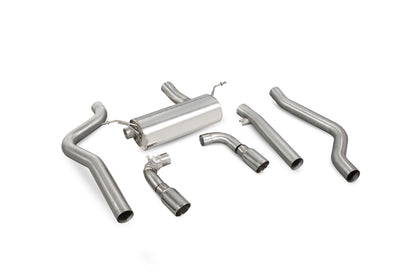 Scorpion cat-back udstødning til BMW M140I – ikke-resoneret, Daytona, kit_top