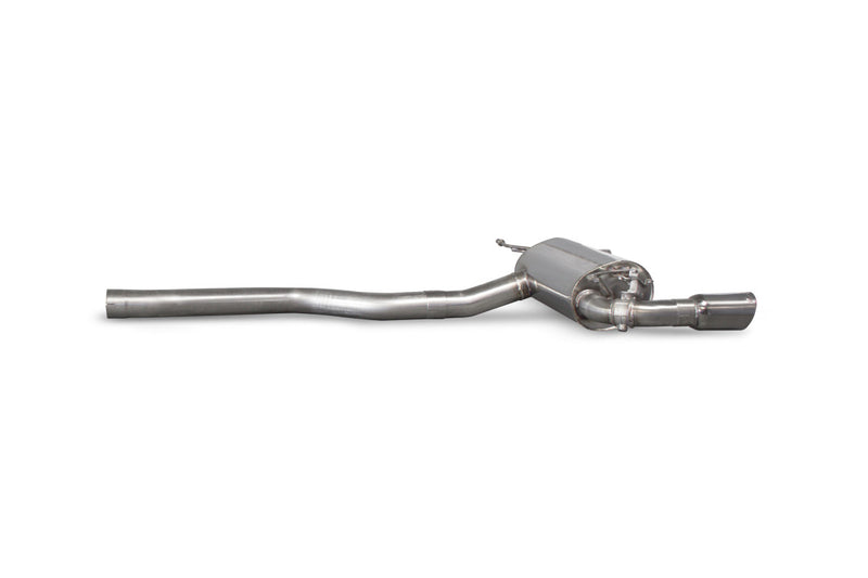 Scorpion GPF-back udstødning til BMW M140I med ventiler, Daytona, set fra siden