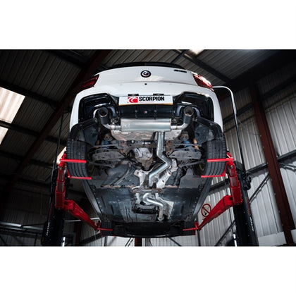 Scorpion Non-Resonated Cat-Back System With Valve BMW M135i (F20/F21) Including xDrive - Ascari – produktbillede 4