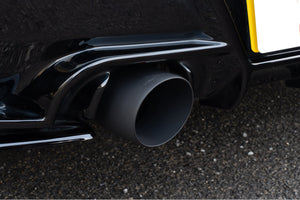 Scorpion cat-back udstødning til BMW M135i F20/F21 med ventiler, Daytona Ceramic, endrør tæt på
