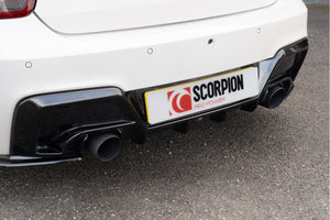 Scorpion cat-back udstødning til BMW M135i F20/F21 med ventiler, Daytona Ceramic, tailpipe