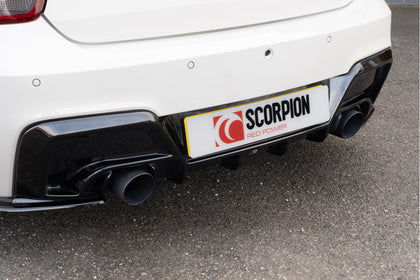Scorpion cat-back udstødning til BMW M135i F20/F21 med ventiler, Daytona Ceramic, tailpipe