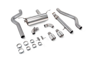 Scorpion cat-back udstødning til BMW M135i F20/F21 med ventiler, Daytona, kit_top