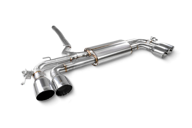 Scorpion GPF-back udstødning til BMW M135i F70, Daytona, set skråt bagfra