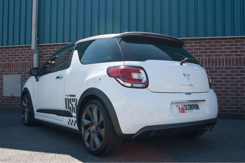 Scorpion cat-back udstødning til Citroen DS3 – resoneret, billede 4