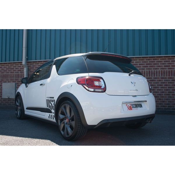 Scorpion Non-Resonated CAT-Back System - Citroen DS3 - Daytona