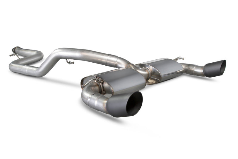 Scorpion cat-back udstødning til Ford Focus – ikke-resoneret, Daytona Ceramic, 3quart