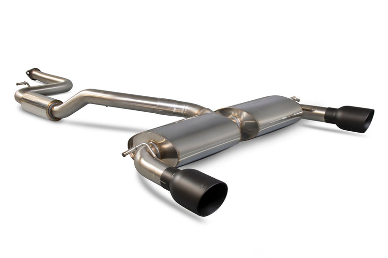 Scorpion cat-back udstødning til Ford Focus – resoneret, Daytona Ceramic, 3quart