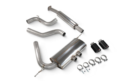 Scorpion cat-back udstødning til Ford Focus – resoneret, Ascari, kit_top