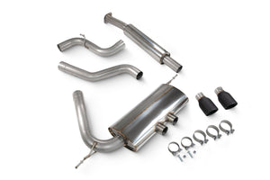 Scorpion cat-back udstødning til Ford Focus – resoneret, Daytona Ceramic, kit_top
