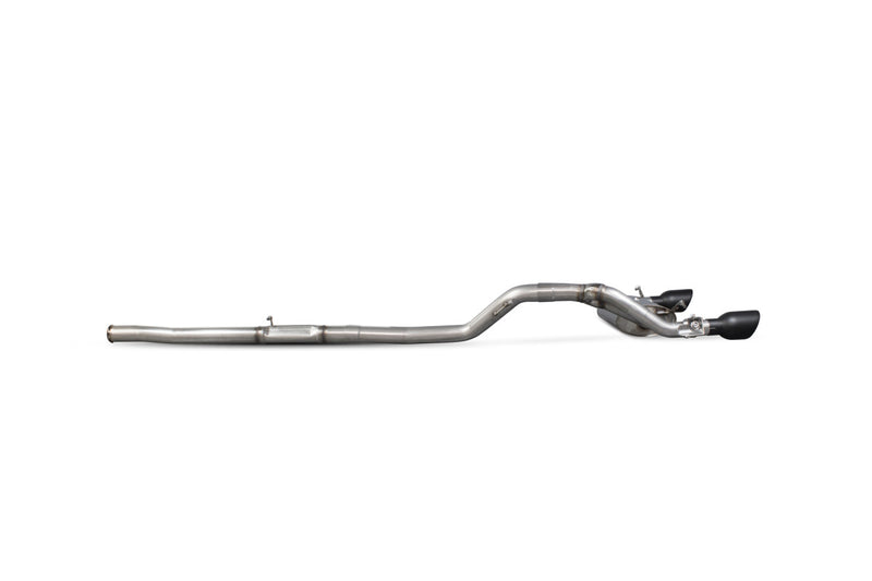 Scorpion cat-back udstødning til Ford Focus med ventiler, Daytona Ceramic, set fra siden