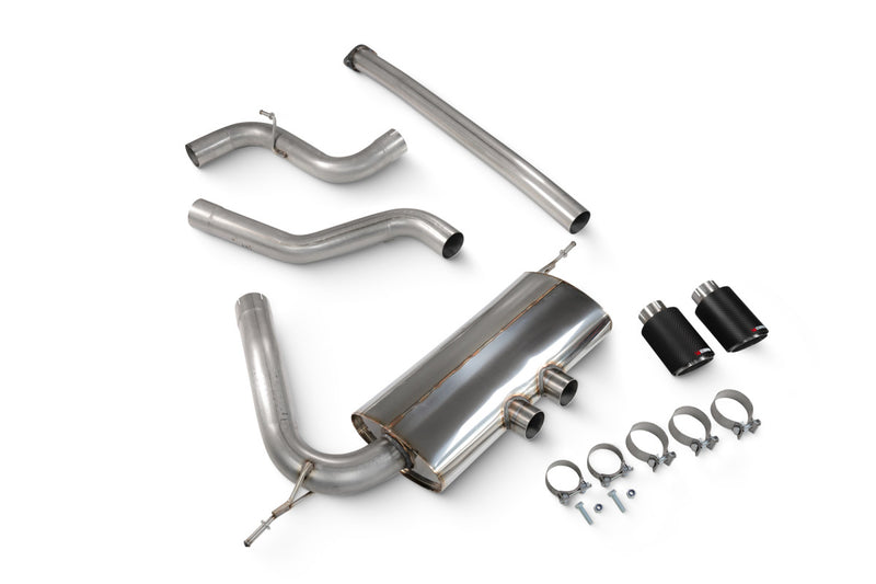 Scorpion cat-back udstødning til Ford Focus – ikke-resoneret, Ascari, kit_top