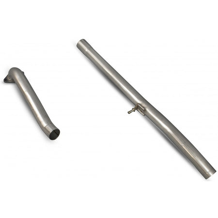 Scorpion Rear Silencer To Cat-Back Upgrade (Non-Resonated) - Ford MK7 Fiesta