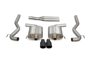 Scorpion cat-back udstødning til Ford Mustang – ikke-resoneret, Daytona Ceramic, kit_top