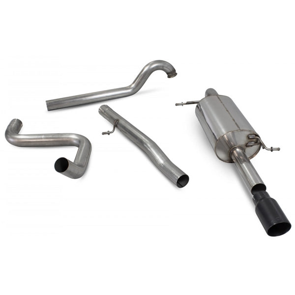 Scorpion Non-Resonated Cat-Back System - Ford MK8 1.0T Ecoboost Fiesta - Daytona Ceramic