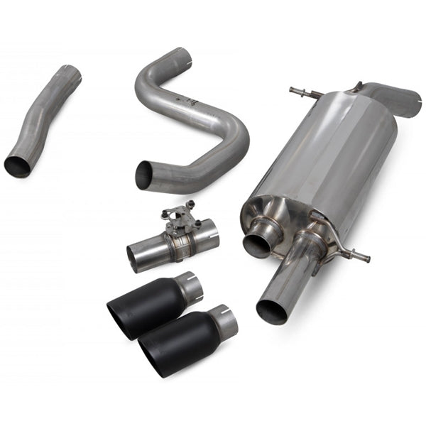 Scorpion GPF-Back System With Electronic Valve - Ford MK8 - Daytona Ceramic