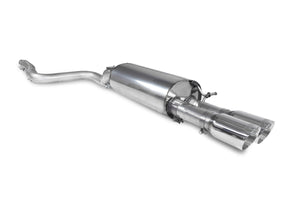 Scorpion GPF-back udstødning til Ford MK2 Puma, Daytona, set skråt bagfra