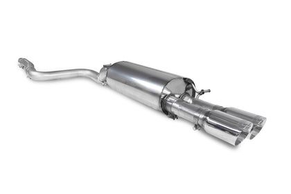 Scorpion GPF-back udstødning til Ford MK2 Puma, Daytona, set skråt bagfra