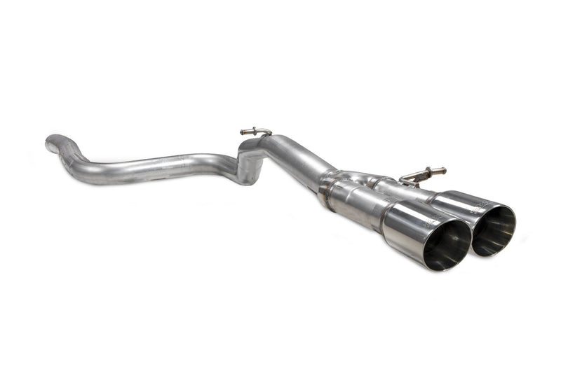 Scorpion GPF-back udstødning til Ford MK2 Puma, Daytona, set skråt bagfra