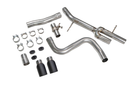 Scorpion GPF-back udstødning til Ford MK8 med ventiler, Daytona Ceramic, kit_top