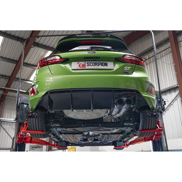 Scorpion Predator GPF-Back System Non-Valved - Ford MK8 - Ascari