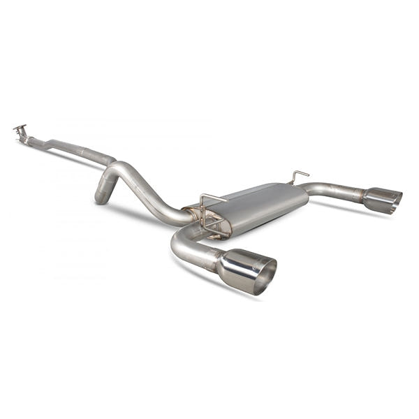 Scorpion Non-Resonated Cat-Back System - Abarth 500/595 - Daytona