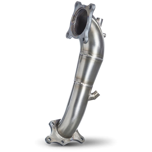Scorpion downpipe med sportskatalysator, set fra siden