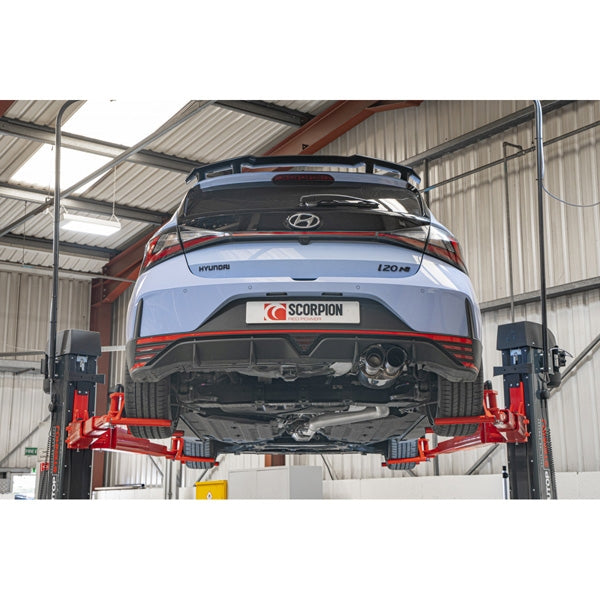 Scorpion GPF-Back With Electronic Valve - Hyundai I20 - Daytona Ceramic