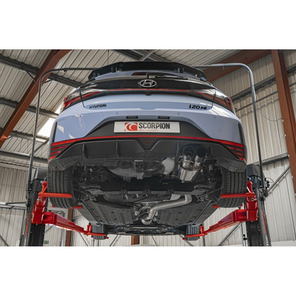 Scorpion GPF-Back With Electronic Valve - Hyundai I20 - Daytona Ceramic