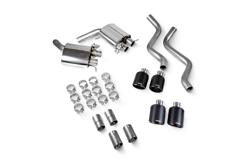 Scorpion half system udstødning til Range Rover Sport SVR 5.0 V8, Ascari, kit_top