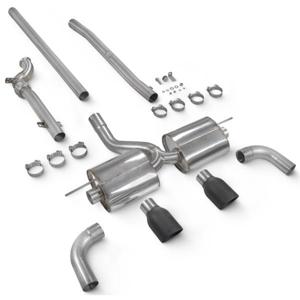 Scorpion Non-Resonated Cat-Back System - Mini Countryman - Daytona Ceramic