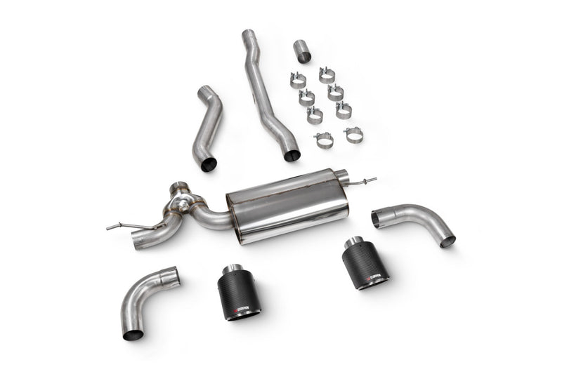 Scorpion GPF-back udstødning til Mini Clubman, Ascari, kit_top