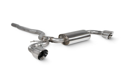 Scorpion GPF-back udstødning til Mini Clubman, Daytona, set skråt bagfra