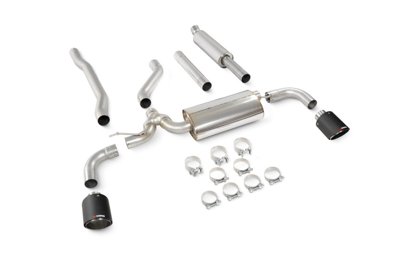 Scorpion cat-back udstødning til Mini Clubman F54 Cooper S – resoneret, Ascari, kit_top