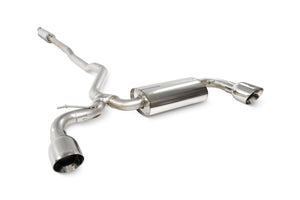 Scorpion cat-back udstødning til Mini Clubman F54 Cooper S – resoneret, Daytona, set skråt bagfra