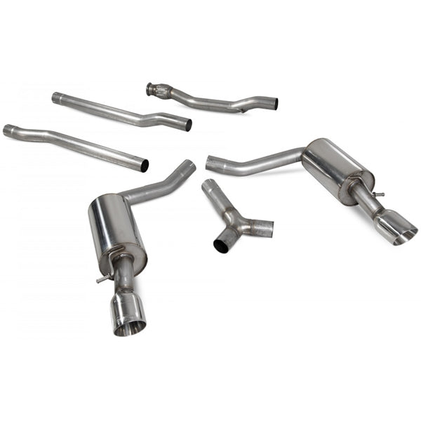 Scorpion Non-Resonated Cat-Back System - Mini Clubman - Daytona