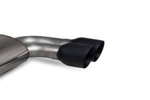 Scorpion GPF-back udstødning til Mini Cooper – ikke-resoneret, Daytona Ceramic, endrør tæt på