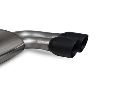 Scorpion GPF-back udstødning til Mini Cooper – ikke-resoneret, Daytona Ceramic, endrør tæt på