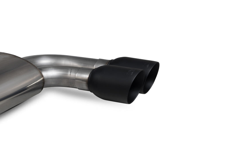 Scorpion GPF-back udstødning til Mini Cooper – ikke-resoneret, Daytona Ceramic, endrør tæt på
