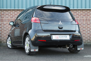 Scorpion cat-back udstødning til Mitsubshi Colt – resoneret, Monaco, fitted